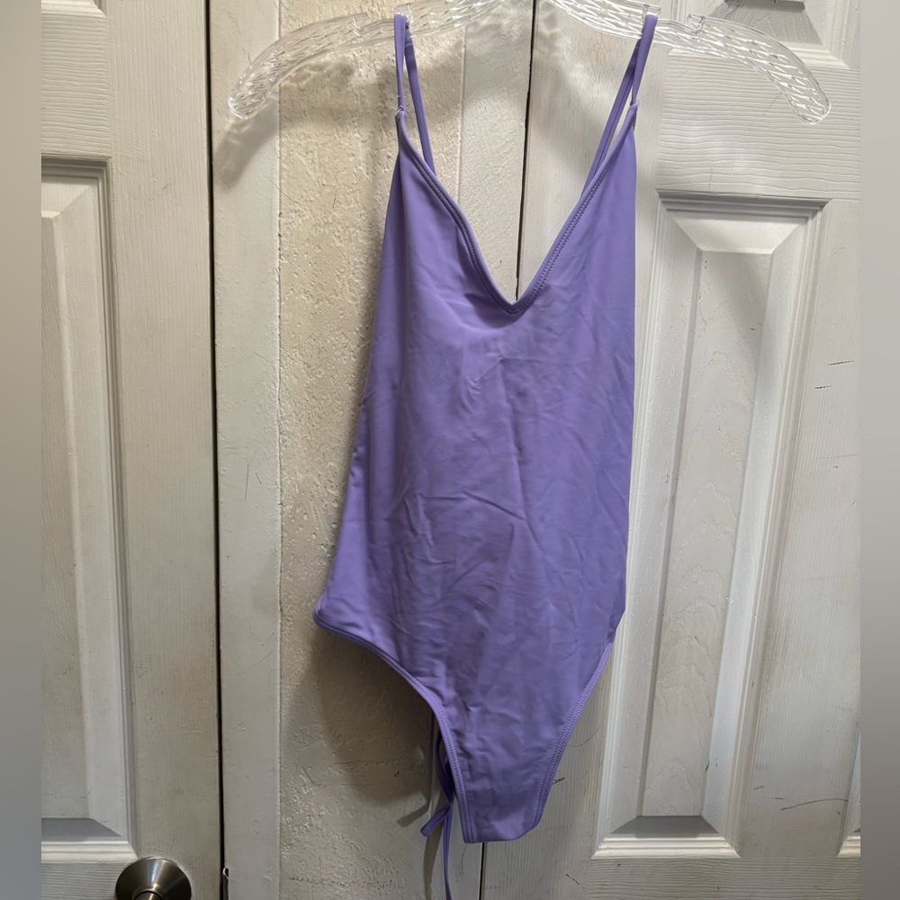 Woman’s Lilac One-Piece Swimsuit